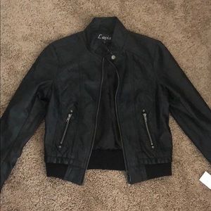 Faux leather jacket